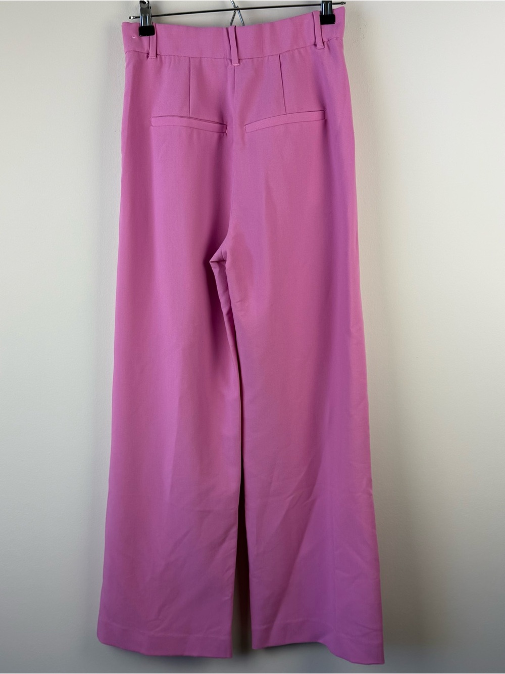 Abercrombie Sloane Tailored Wide Leg Pants Pink - Picture 2 of 7
